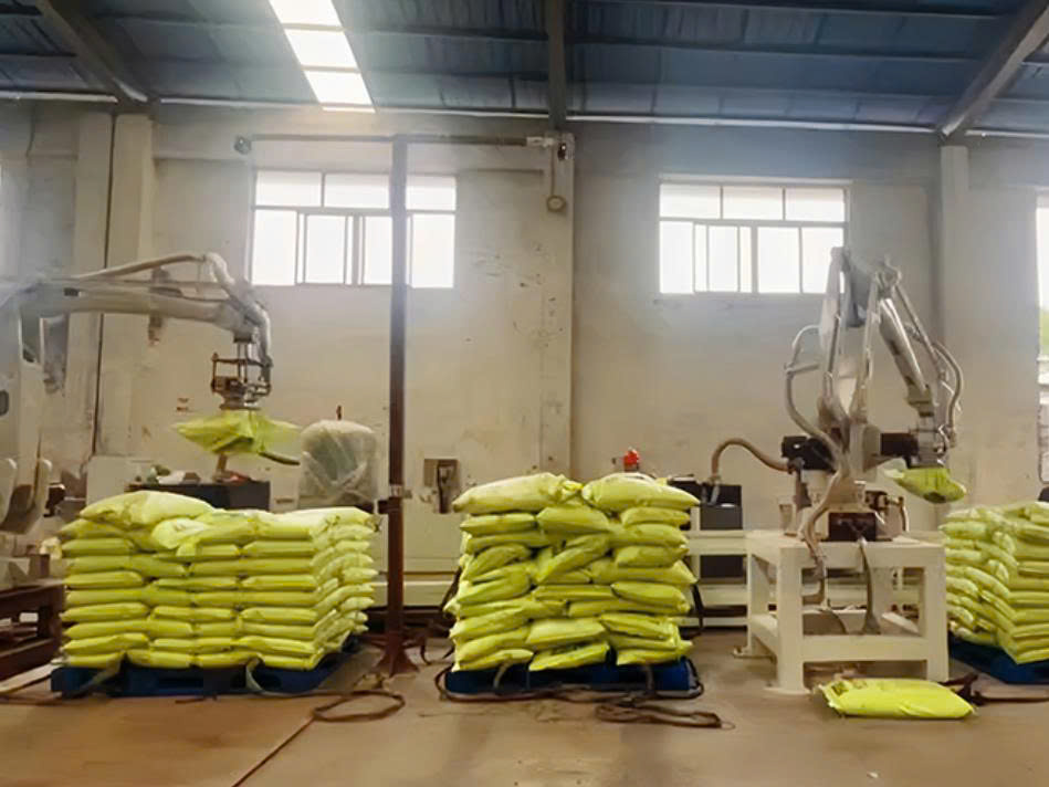 Robot dỡ pallet bằng thị giác 3D